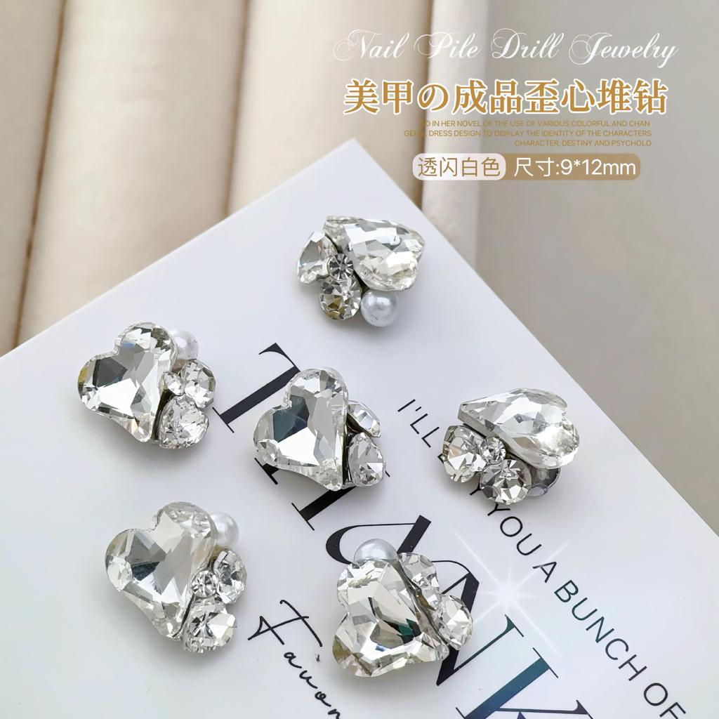Nail Art Diamond Jewelry Pile Diamond Nail Art Jewelry Flash Pillow Fat Square Rock Sugar Special-Shaped Pile Diamond Nail Diamond Jewelry