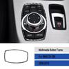 Углеродное волокно автомобиля декоративная мультимедийная кнопка рамка наклейка для BMW Z4 E89 2009-2016 авто аксессуары для интерьера