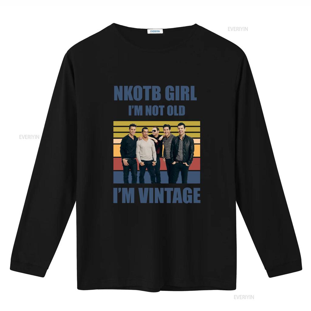 New Kids on the Block T Shirt Rock Band Vintage NKOTB Group Concert Cute for Music Lovers vintage Washed Unisex Casual