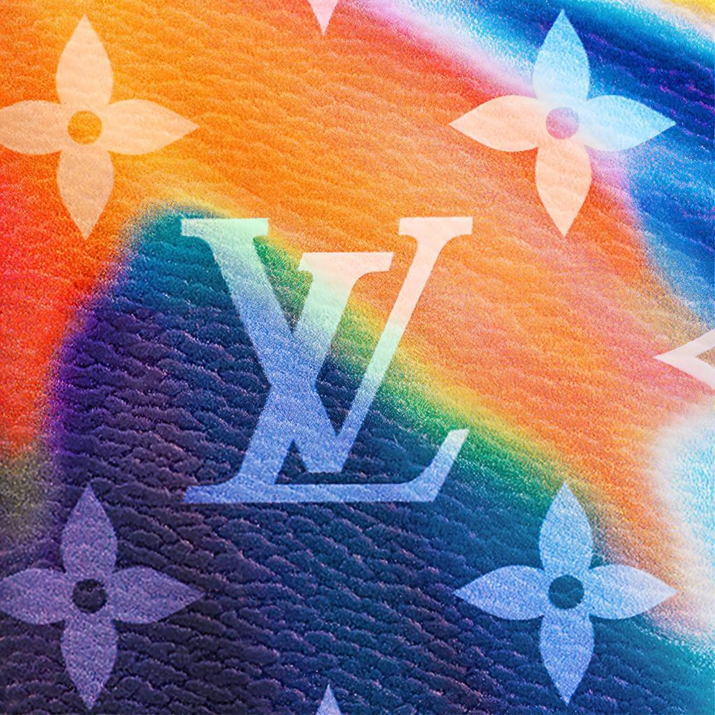 Louis Vuitton Кошелек из окрашенной кожи с монограммой 'Закат' Мужские кошельки Разноцветный M80956