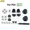 JCD для PS4 JDM-001 / 011 контроллер L1 R1 L2 R2 триггерные кнопки 3D аналоговый джойстик + токопроводящая резиновая кнопка набор отверток