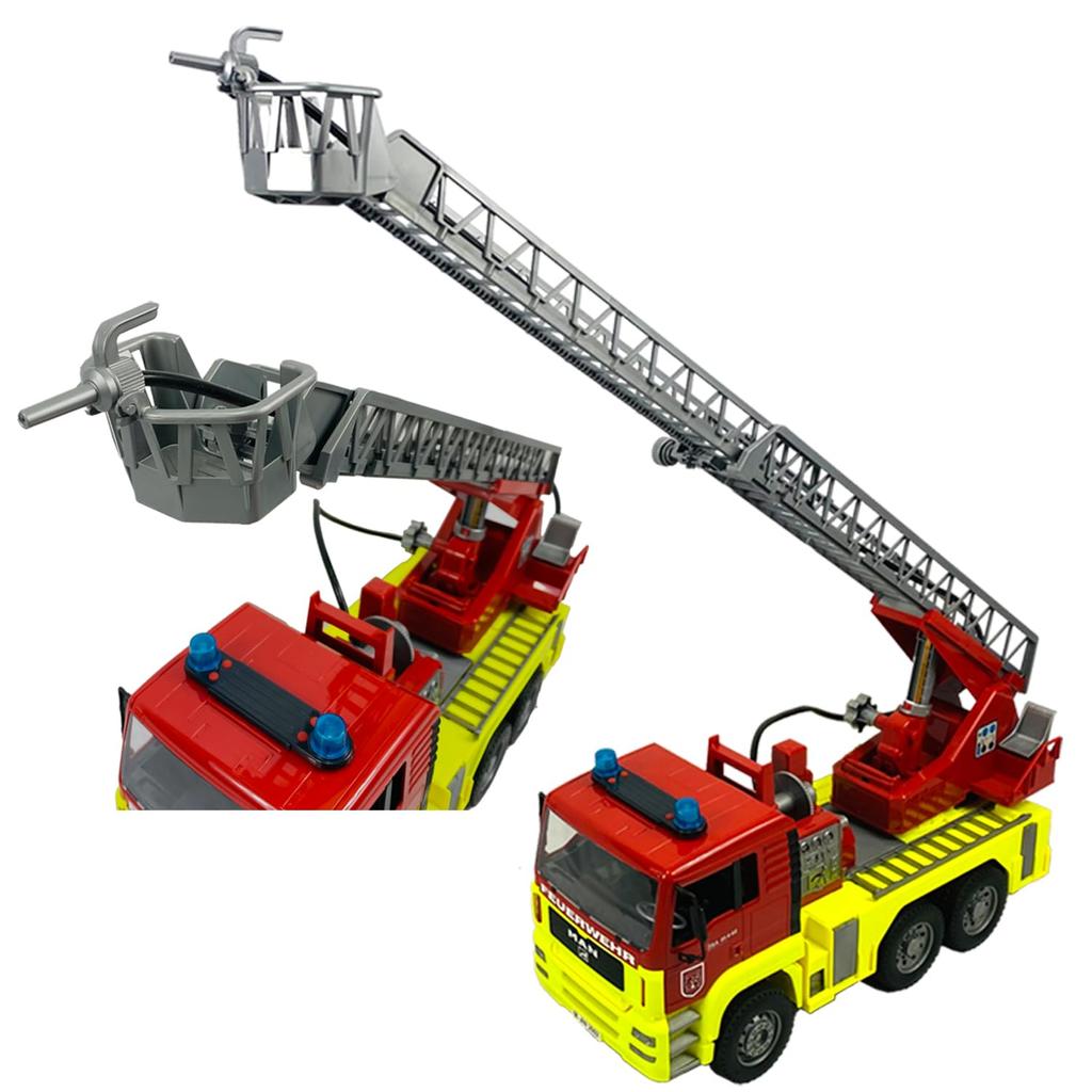 01760 Bruder Пожарная машина MAN (Комплект шлема) Bruder Набор рабочих машин ограниченной серии с цветным шлемом в комплекте