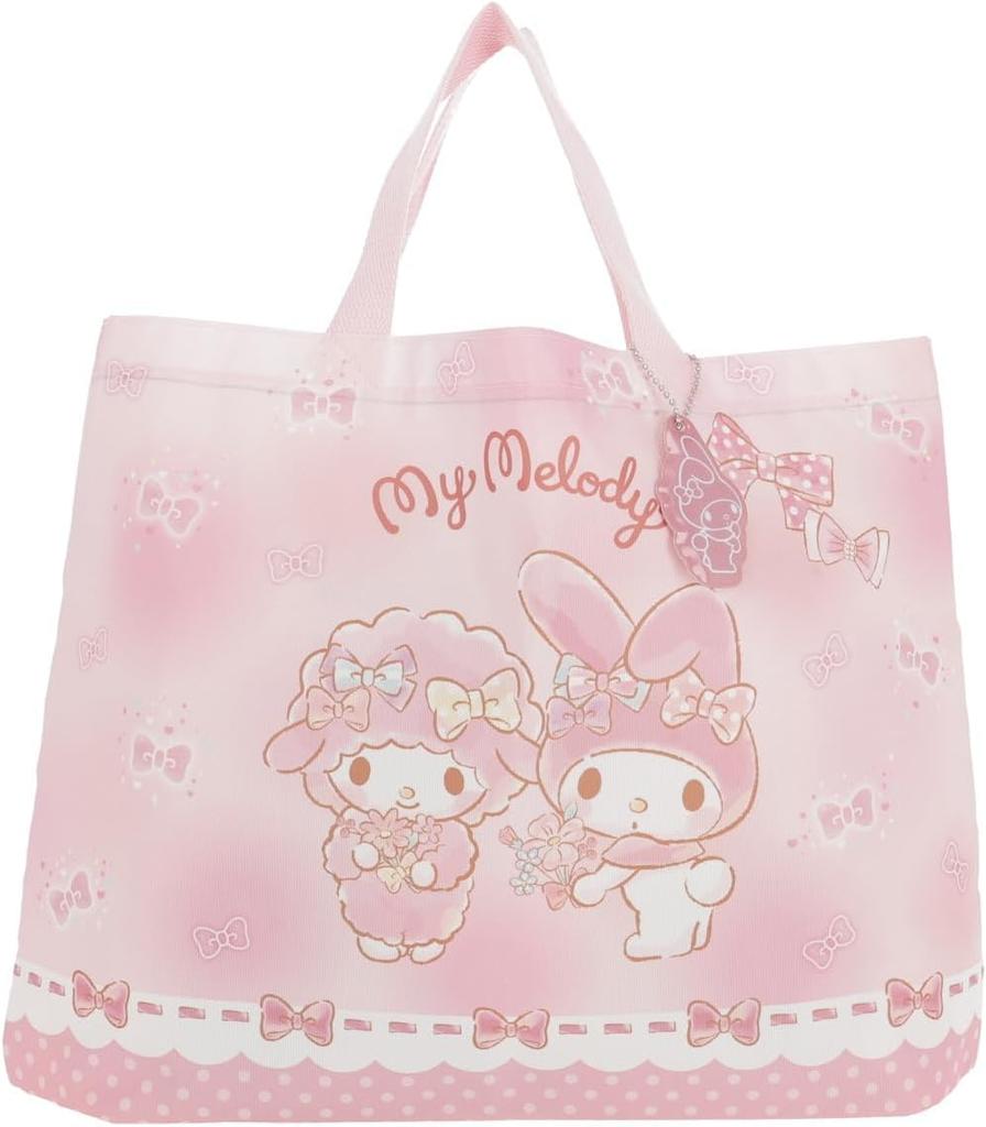 Marushin Lesson Sanrio My Melody Many Cute Tote School Entrance Perfect for and Elementary Perfect for Character 3065018700 Bag, Ribbon, Bag,