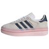 Gazelle Bold White Clear Pink Indigo Женские кроссовки Серые Облака-Белая Ночь-Индиго IE6508