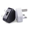 UK 3-Pin 5V2A Mobile Charger with USB Port and 1A Fast Charging