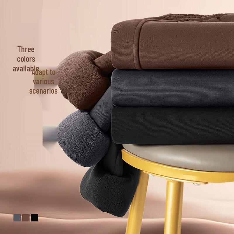 MINISO Men's Fleece-Lined Curved-Leg Pants