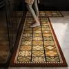Crystal Fiber Kitchen Rug American-Style Ceramic Tiles Water-Absorbing Bathroom Bedroom Entrance Door Mat Home Decoration