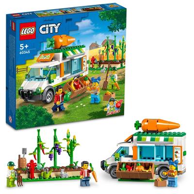 LEGO Городской вагончик прямо с фермы 60345 игрушечный блок подарок автомобиль автомобиль транспортное средство транспортное средство мальчики девочки от 5 лет и старше