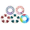 Thickened Swimming Rings Comfortable Swimming Rings Rainbows Floating Pool Toy for Safe Water Activity