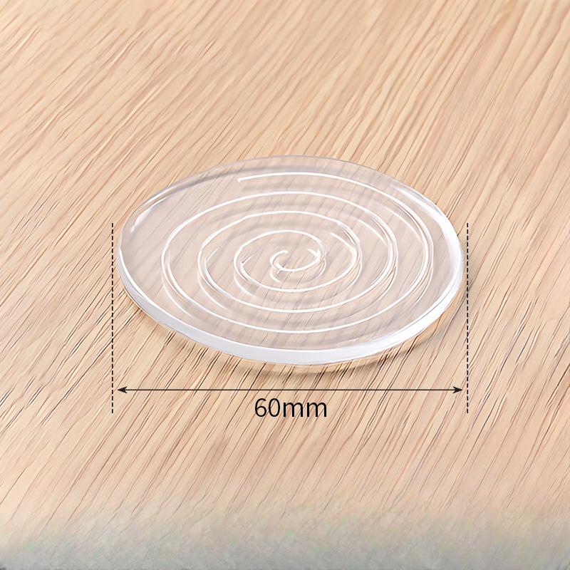 Transparent Silicone Furniture Foot Mat Table Legs Sofa Feet PU Paste Sheet Table Corner Bed Corner Anti-collision Bed Legs Mute Anti-slip Mat