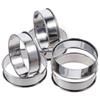 6 Pcs Stainless Steel English Muffin Ring Set 3.2'' Circle Egg Ring Cooking Rings  Kitchen