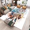 Bohemian Dreamcatcher Carpet Mat Rug Feather Beaded Ethnic Pattern Colorful Home Sofa Decoration Living Room Bedroom Floor Mat
