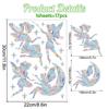Christmas Rainbow Prism Electrostatic Glass Stickers PVC Leaves Static Halloween Window Stickers Suncatcher Stickers Sun Catcher