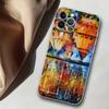 Подходит для iPhone13ProMax, чехол для мобильного телефона Van Gogh, окрашенный в анти-капельный цвет для защиты от падения руки