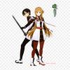 Аниме робот-меч Sinon Kirito, железные нашивки для одежды, наклейки с аппликациями на одежду, термочувствительная нашивка на заказ