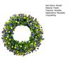 Искусственный Цветочный Венок Многоразовая Поддельная Гирлянда из Эвкалипта Искусственная Зелень Красочный