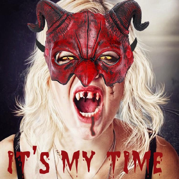 Demon Mask Kid of Dark Mask Slaughter To Prevail Mask Creepy Halloween