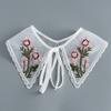 Women Handmade Beads Fake Collar Shawl Shoulder Wraps Small Cape Decorative Female Summer Thin False Collar Accessories