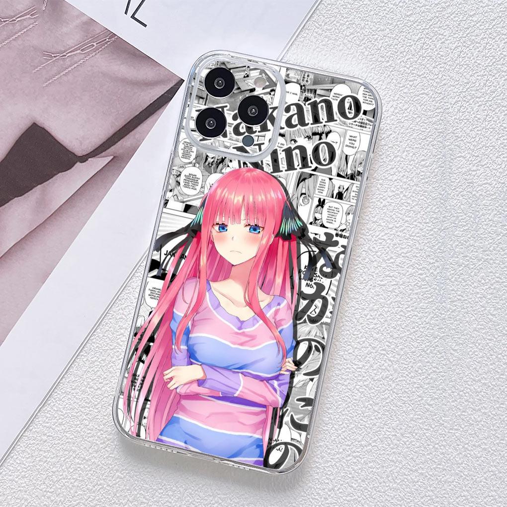 Nakano Ichika Miku Itsuki Nino Yotsuba Cover for Motorola Moto G13 G14 G53 G54 G62 G72 G82 G84 E13 E20 G42 G32 G23 G22 Case