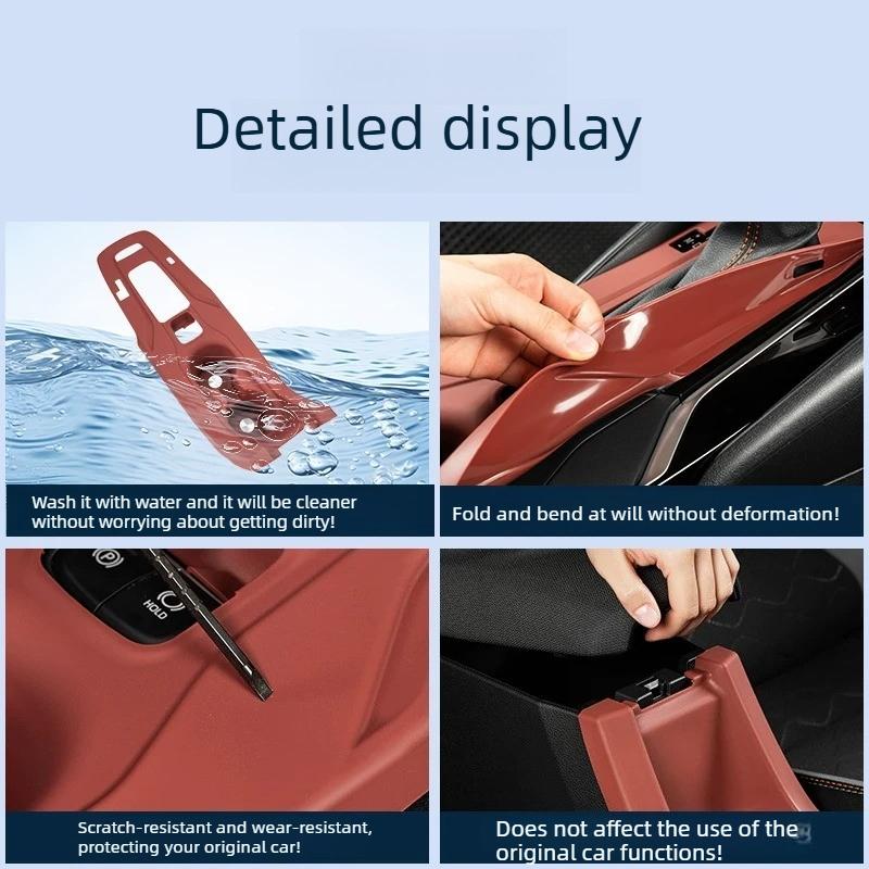 For -2025 Toyota Corolla Cross Frontlander Center Console Silicone Pad Anti-scratch Door Slot Cup Holder Protector interior