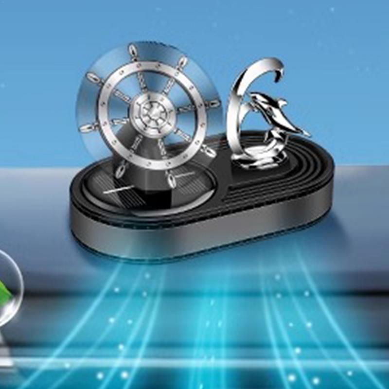 Автомобильный освежитель воздуха Car Scents Диффузор Solar Scents Для автомобиля Портативный автомобильный вращающийся освежитель воздуха на солнечной энергии Для автомобилей, домов на колесах, грузовиков