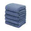 [.co.jp Exclusive] Gekiochikun Microfiber Face Towels, 5-Count (Navy) - Ultra-fine Fibers for a Soft Feel, High Absorbency, and Quick Drying Even