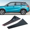 Car Front Door Rear Door Pillar Trim Decoration Outer Garnish Cover For Suzuki Vitara 2016 2017 2018