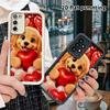 Phone Case: 2D Flat Samsung Galaxy A34 A35 M05 M06 S20 S22 S21 FE Plus 5G Gradient Protective Case, Red Heart Balloon, Christmas and Halloween Gift