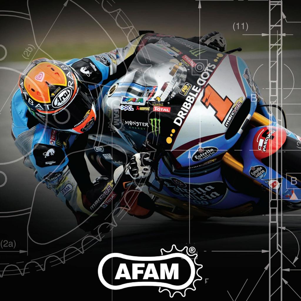 AFAM A520-118XMR3 2021-2023 Honda Forza 750 Compatible Chain XMR3 Xring Steel Color