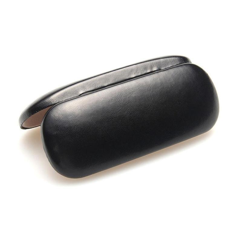 Женский водонепроницаемый мужской футляр для очков Футляр для очков для чтения Жесткая оправа Черный Модный футляр для очков Металлические бусины