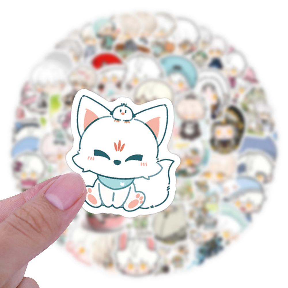 105 New Styles Qi Sili QQ People Graffiti Stickers Decorate Refrigerator Scooter Personalized DIY Stickers