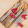 Indexable Combination Square Woodworking Edge Corner Carpenter Angle Measure