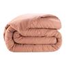 Housse De Couette - Coton - Uni - 240 X 260 Cm - Rose - 105 Fils/cm²