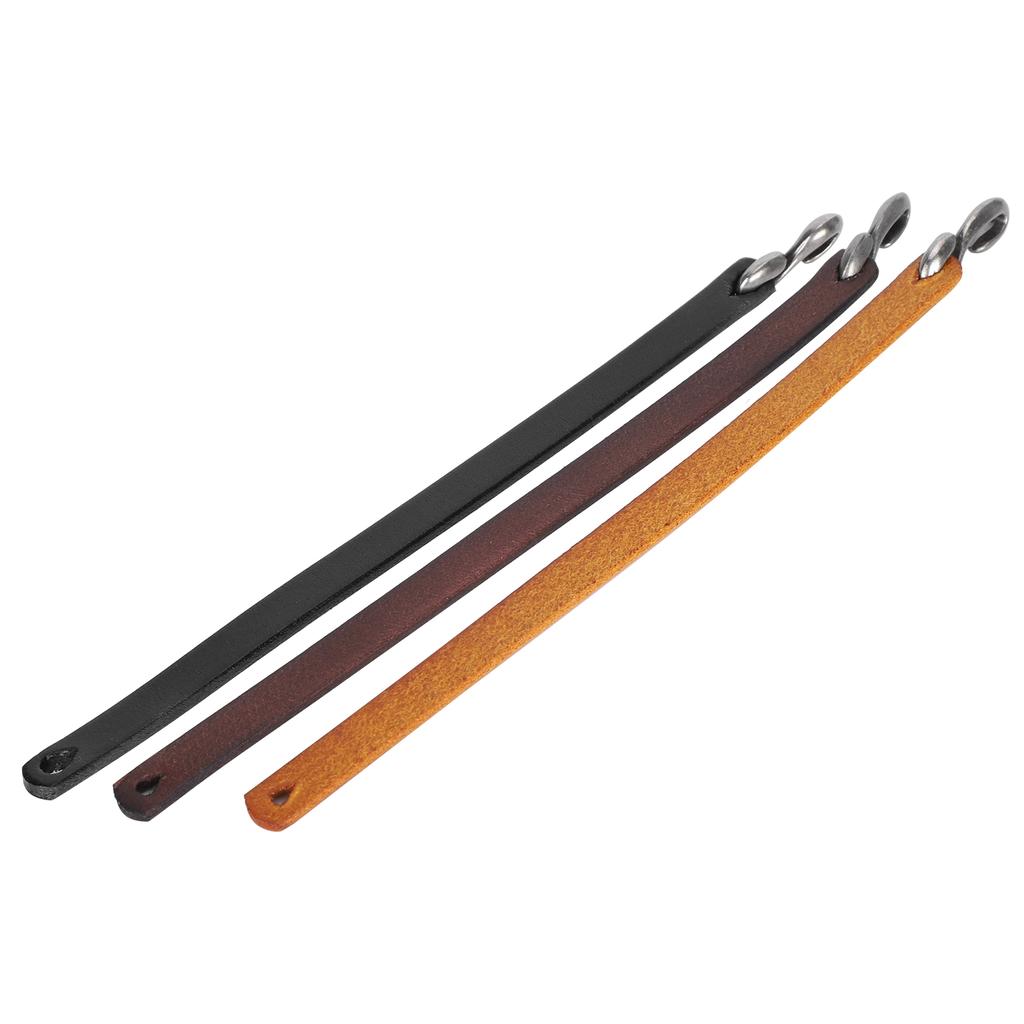 3Pcs Genuine Leather Bracelet Punk Vintage Wristband Hand Decoration for Students