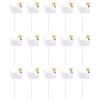 15 Pcs Cake Decorating Add- Swan Toppers Birthday Pretty Cupcake Ornaments Dessert Paper Picks