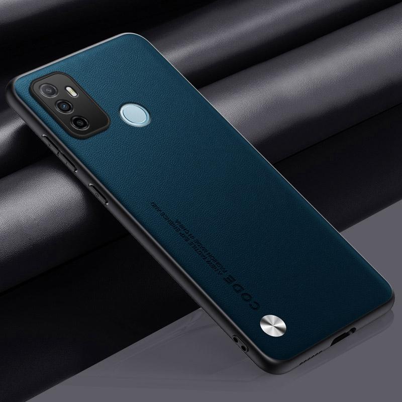 Роскошный чехол из искусственной кожи для OPPO A53 A53S, задняя крышка, матовый силиконовый чехол для телефона с полной защитой для OPPO A32 A33 4G 2020 A53 S