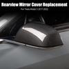 Car Accessories for Tesla Model 3 2017-2022 ABS Side Mirror Cover Rearview Mirror Cover Cap Replacement Carbon Fiber