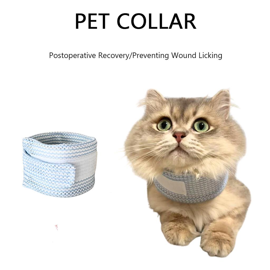 Pet Neck Collar Support Cushion Soft Protective Cone for Dogs Cats Skin Wounds Licking Scratching Prevention Recovery Comfort