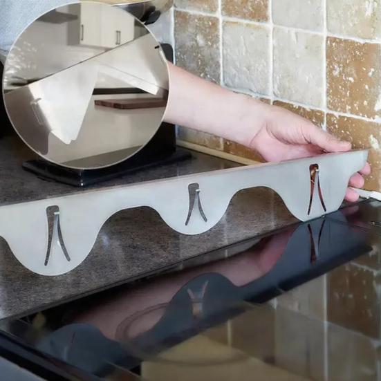 2 шт. Заглушка для зазора плиты из нержавеющей стали, Заполнитель зазора плиты для духовки и столешницы, Термостойкая заглушка для бокового зазора кухонной плиты и столешницы, Защита зазора плиты