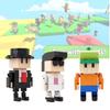 Gobricks Moc Falling Battle Building Blocks Set Diy Creative Game Accessories Small Particle Assembly Toy For Teens