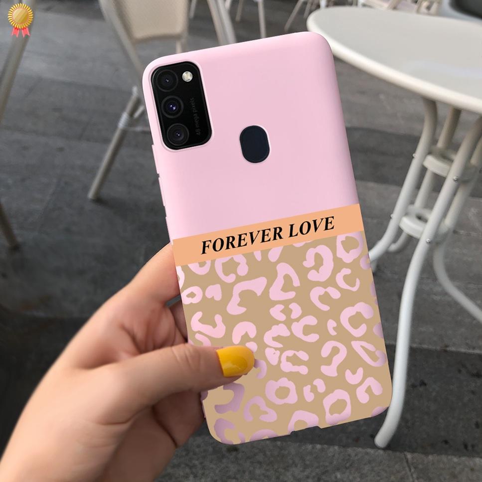 For Samsung Galaxy M21 2020 Case Silicone Soft Cute Cat Butterfly Black TPU Bumper For Samsung M21 2020 Phone Back Cover Funda