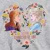 Frozen Childrens/Kids Sisters Connected By Love Elsa & Anna Heather Pullover Hoodie