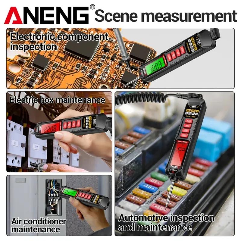 Car Voltage Detector Pen ANENG A3015 Non-Contact Voltage Tester Volt Resistance Continuity Car Fault Maintenance Circuit Test