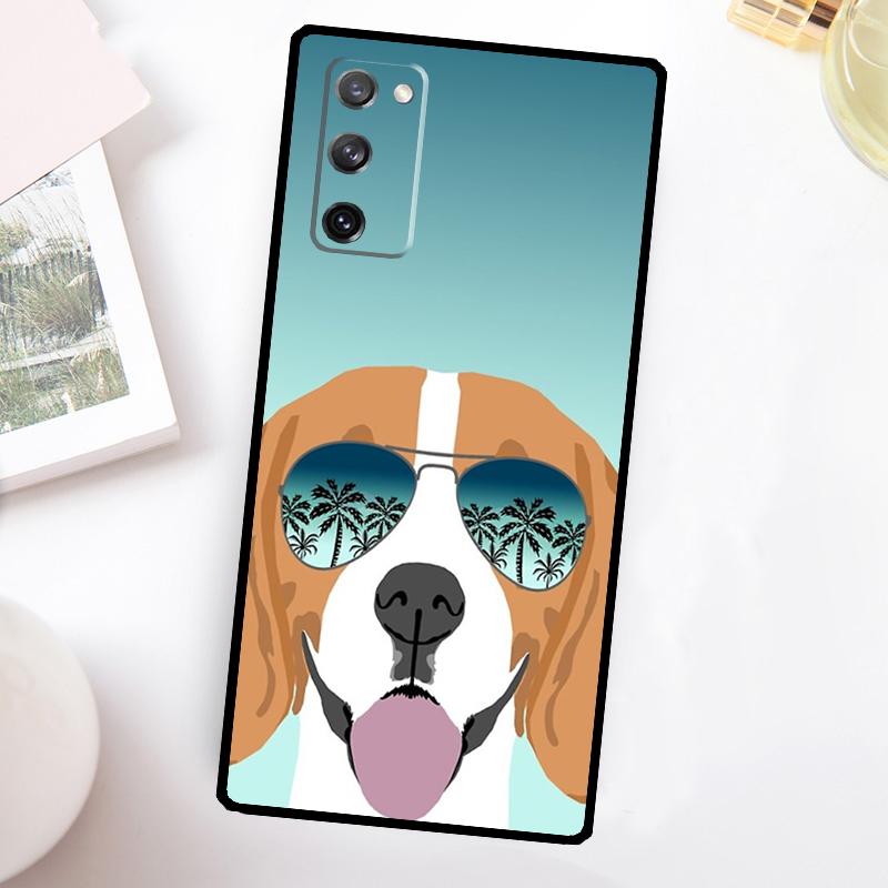 Beagle Puppy Dog Case For Samsung Galaxy S22 S23 S24 Ultra Plus Note 10 20 S8 S9 S10 S20 FE S21 FE Cover