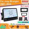 Android для Jeep Wrangler 2007-2018 Автомобильное радио Carplay Навигация GPS Стерео Авто Экран Bluetooth Мультимедийный Плеер