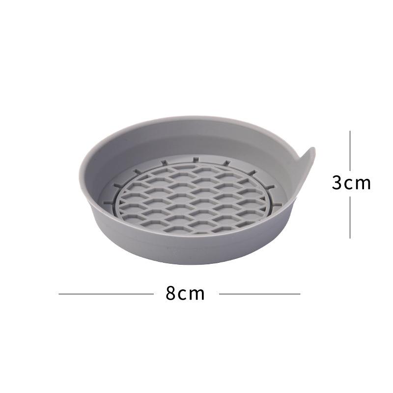 Универсальная 8 см мягкая силиконовая автомобильная подставка под стакан, нескользящая подставка для стакана, водонепроницаемая, непроливающаяся подставка, аксессуары для салона автомобиля