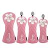 Soft And Durable Golf Club Protector Sakura Pattern Wood Headcover Golf Head Cover  Driver Fairway