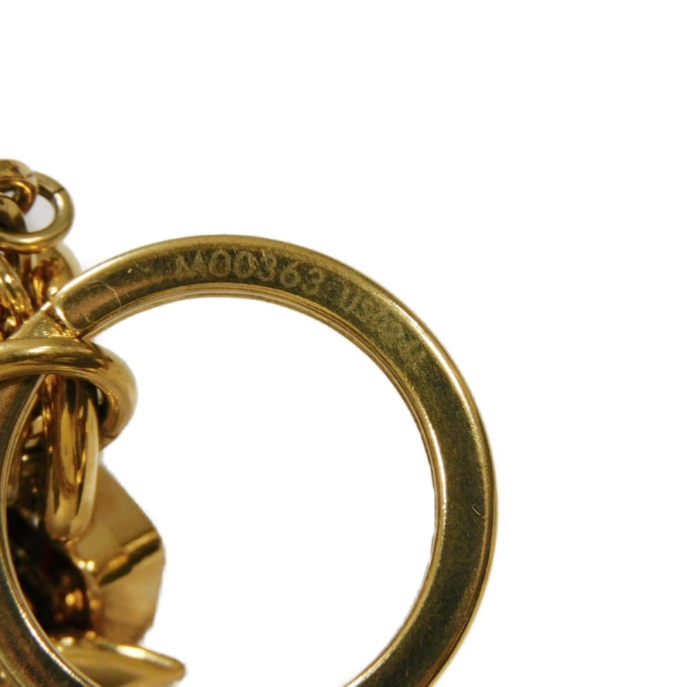 Used LV Circle 12564 Monogram Porte Clés Preppy Flower M00363 7950 Key Ring Bag Charm, Multicolor, Women's from Japan