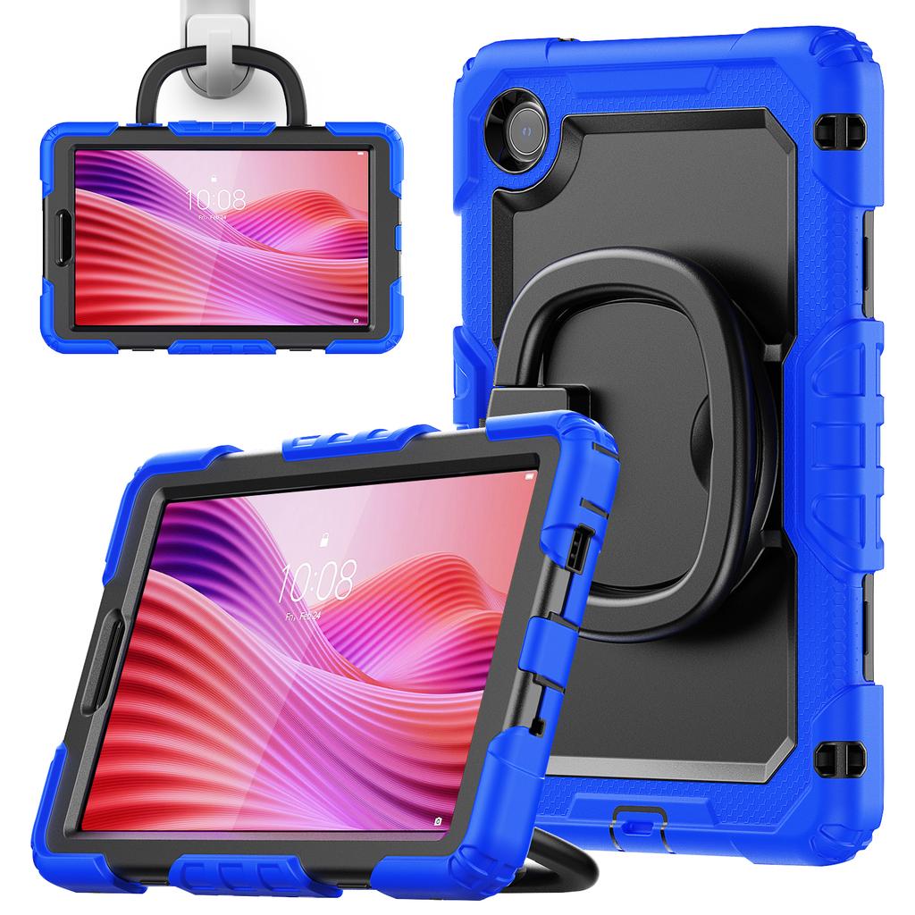 For Lenovo Tab K9 TB305FU Case Ring Kickstand PC+Silicone Shockproof Tablet Cover