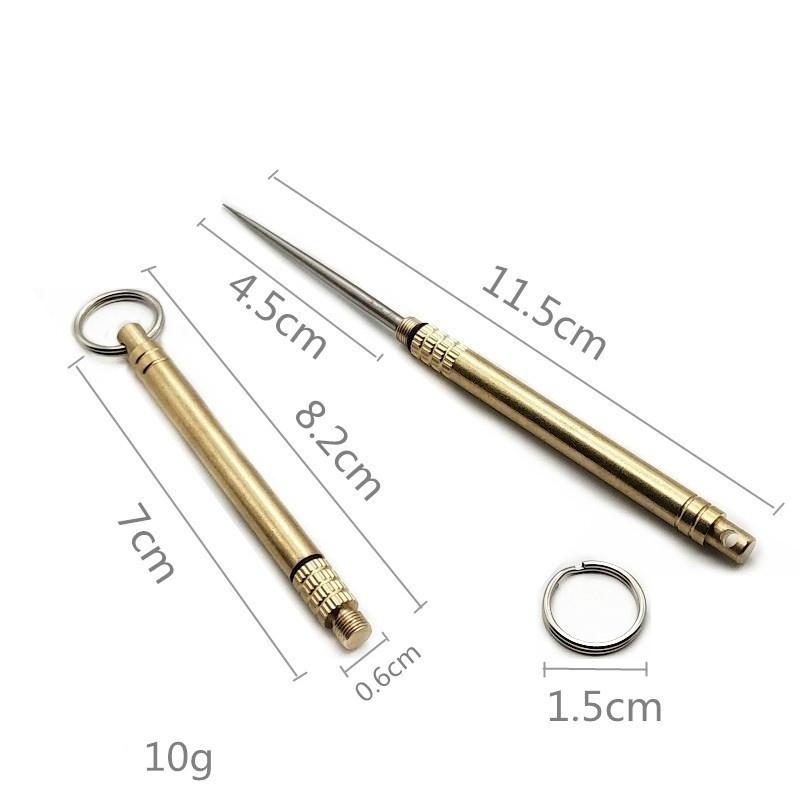 Титановый сплав, уличная зубочистка EDC, фруктовая вилка, инструмент для кемпинга, держатель для зубочисток, титановая зубочистка